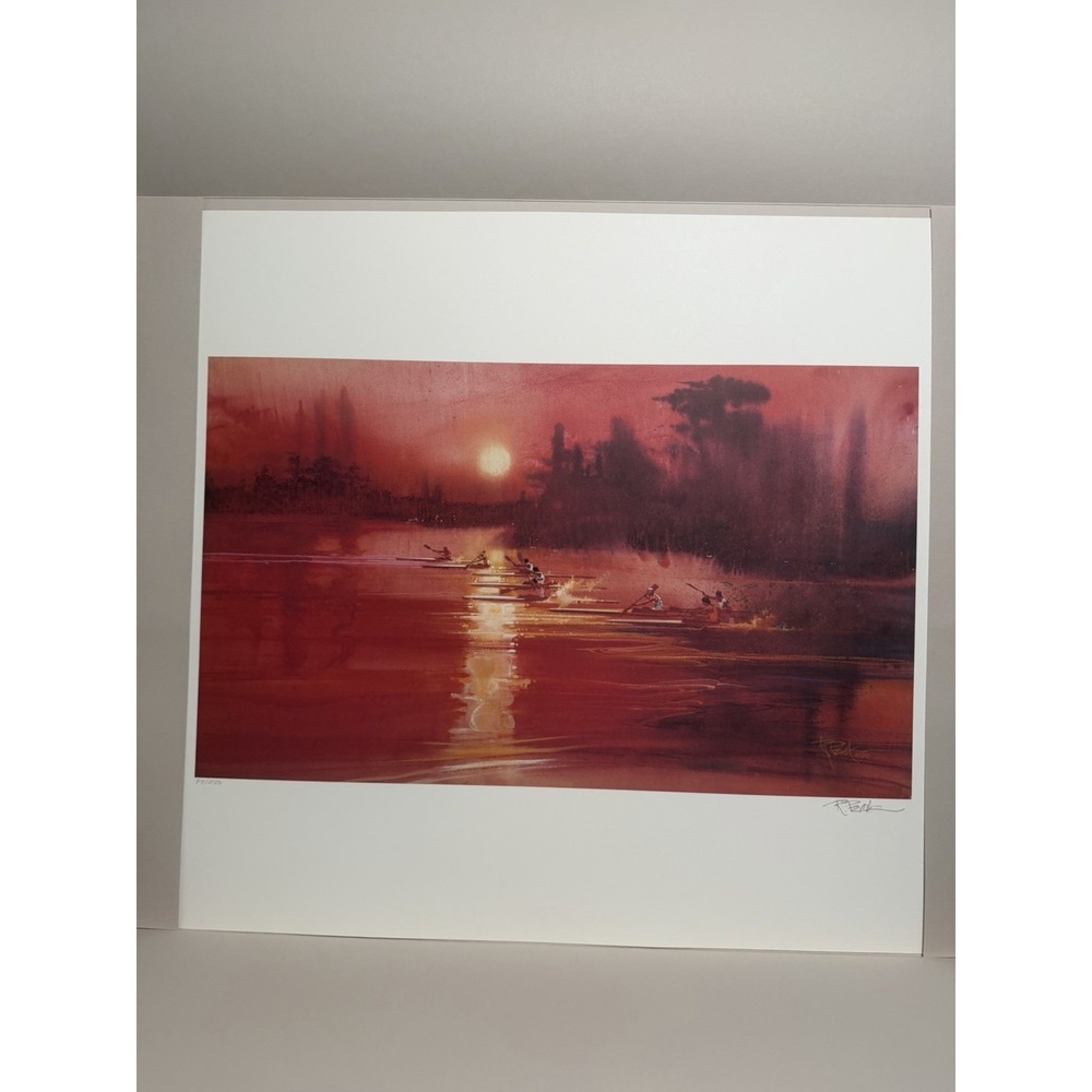 VTG Limited‎ edition lithograph, First Heat, 1983 Olympics, Robert Peak 99/550